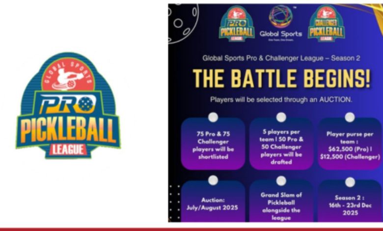 Global Sports Pro and Challenger Pickleball League