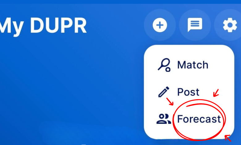 DUPR Forecast