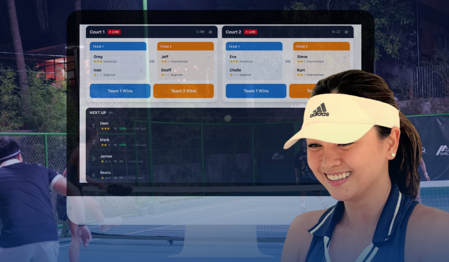 PickleQ Solves Pickleball Open Play Chaos & DUPR Woes