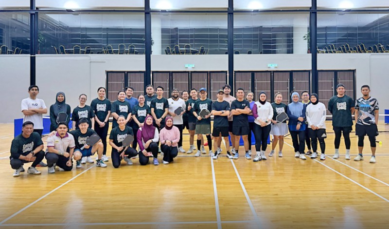 Brunei Banks Unite: BIBD & Baiduri Clash in Pickleball Friendly