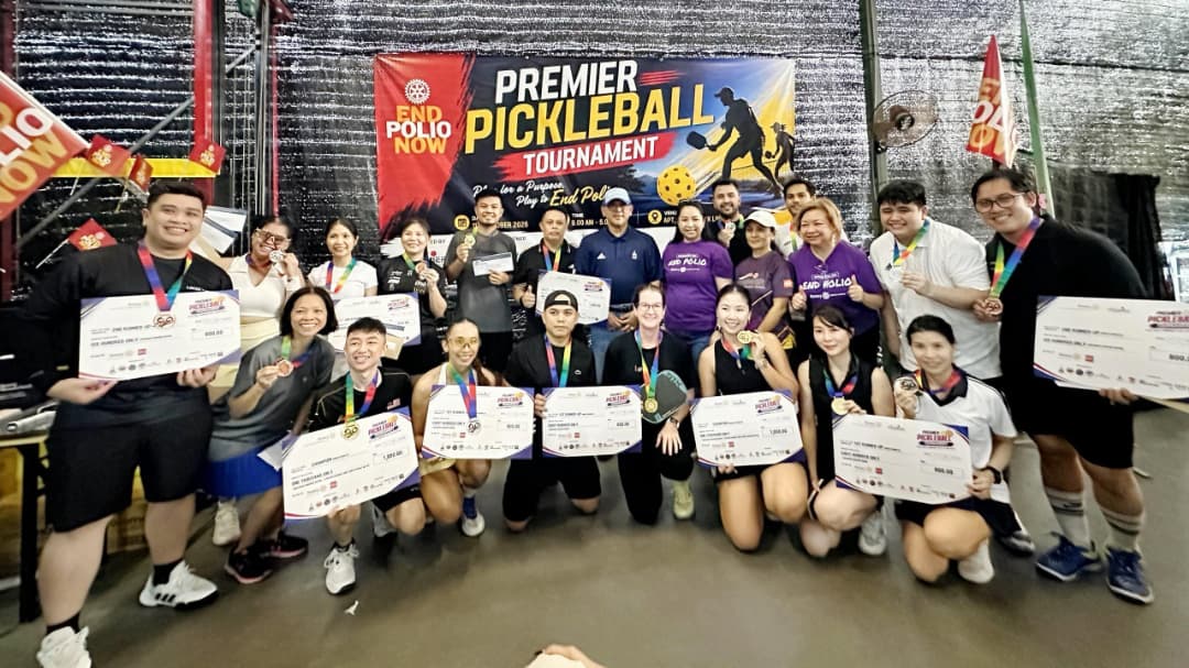 Kota Kinabalu Pickleball Aces Serve Up Hope for Polio Eradication
